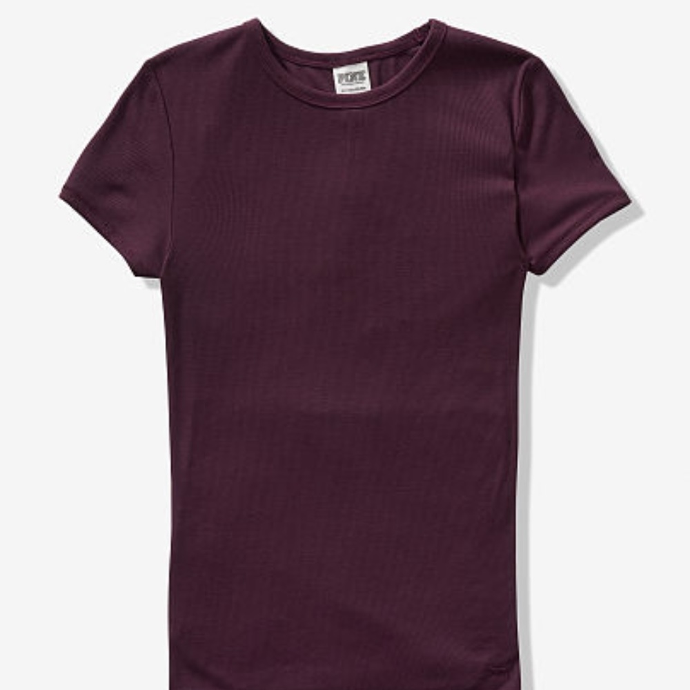 Brand New! PINK Short Sleeve Fitted Crew Tee